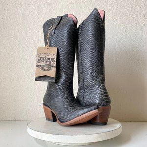 NEW Junk Gypsy Lane DESERT HIGHWAY 7 Western Boots Black Cowboy Cowgirl Mid Calf